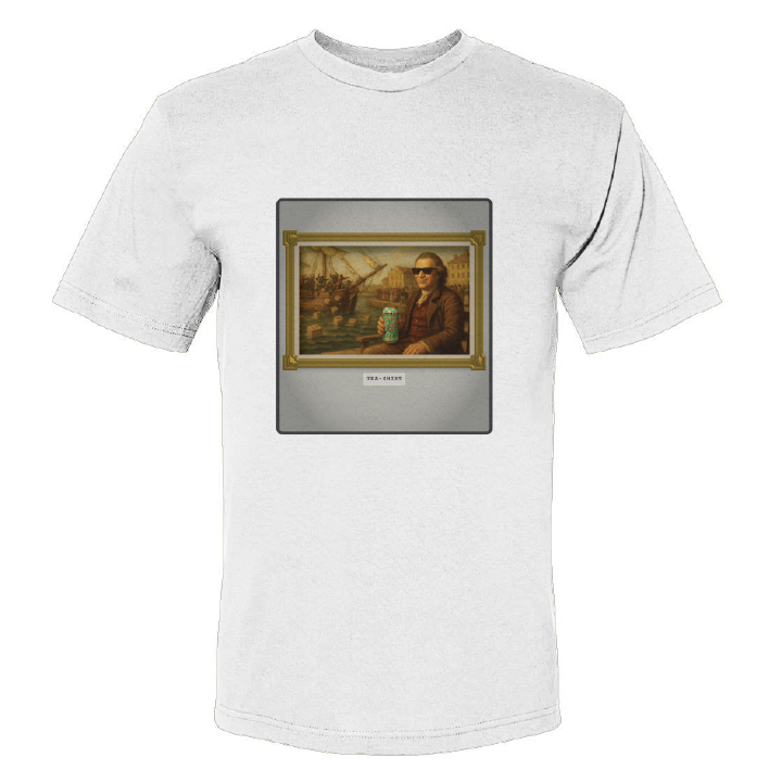 AMERICAN TEA SHIRT | Printed Humor Tee