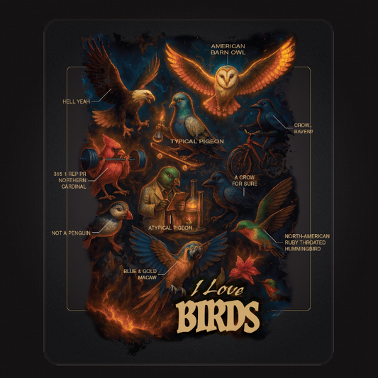 THE BIRD SHIRT | Printed Humor Tee