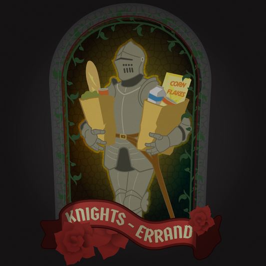 KNIGHTS-ERRAND | Printed Humor Tee